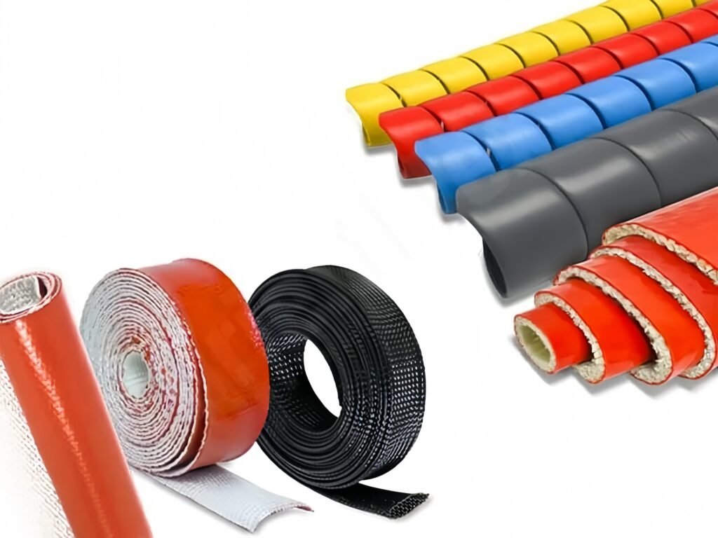 Spiral hose guard for industrial hose protection against abrasion and impact