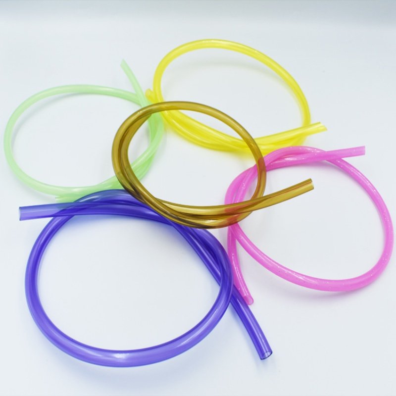 Transparent PVC hose for fluid transfer - food grade, durable, clear flexible tubing