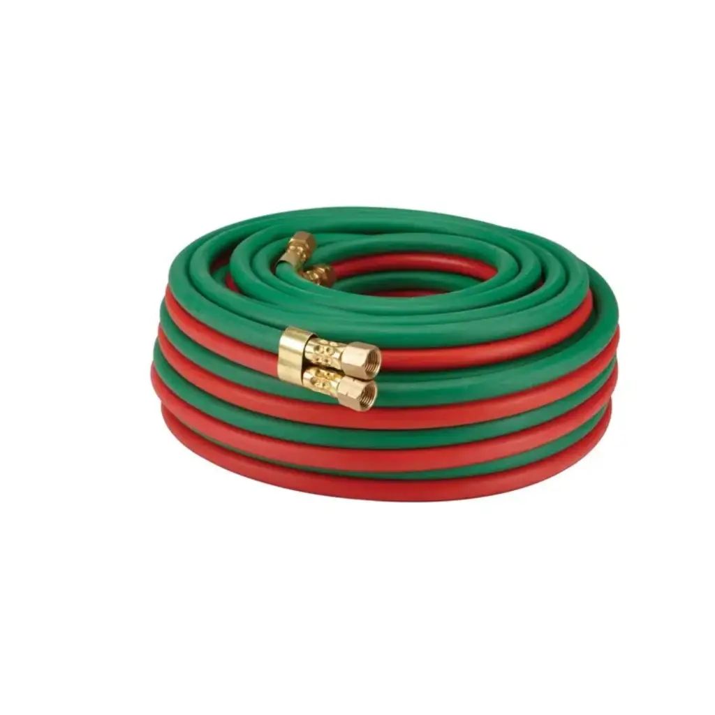 Industrial welding hose for gas delivery in welding and cutting operations