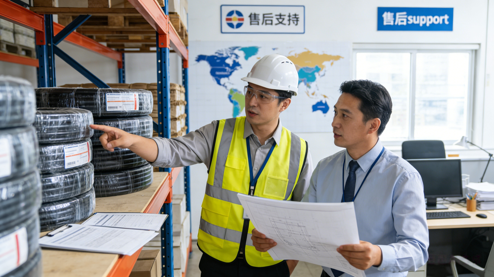 ZJHOSE hose cargo packed for global logistics