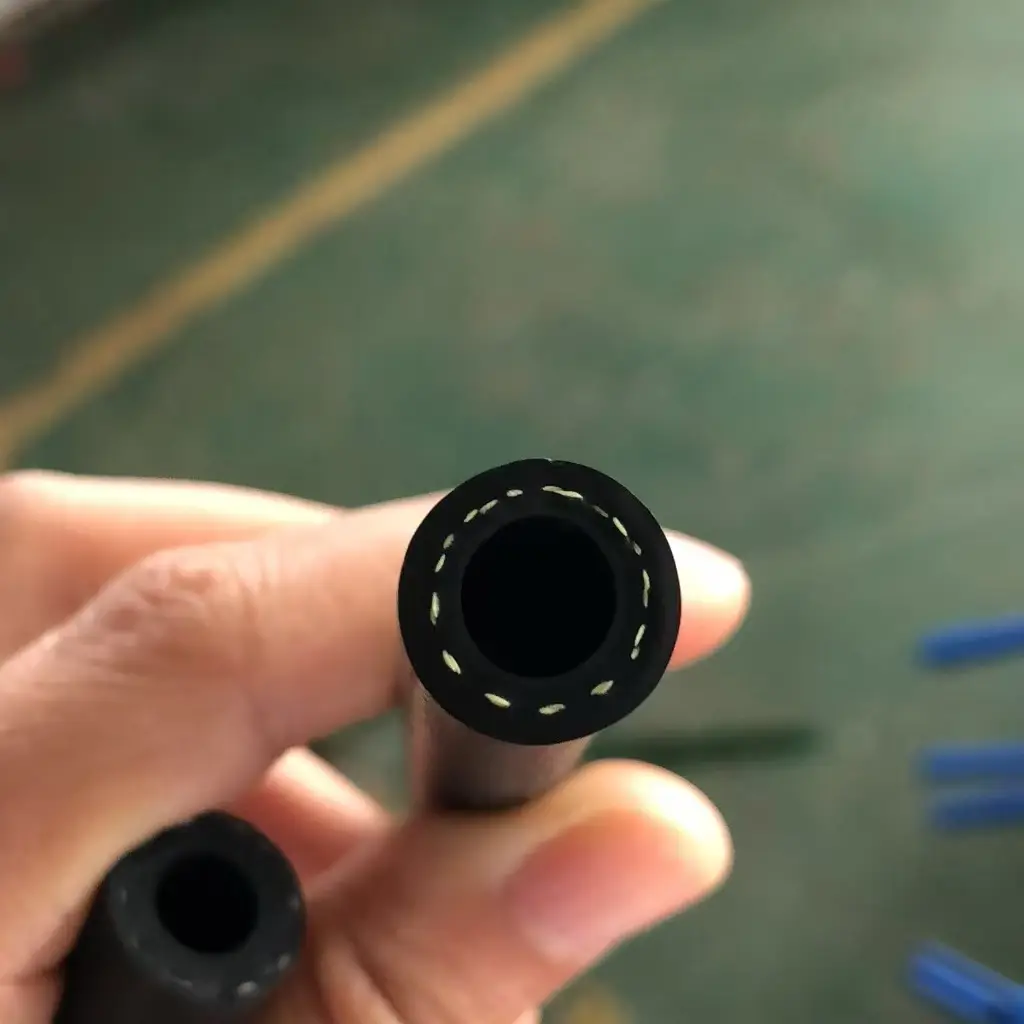 Automotive spot spray hose for vehicle cleaning and cooling systems