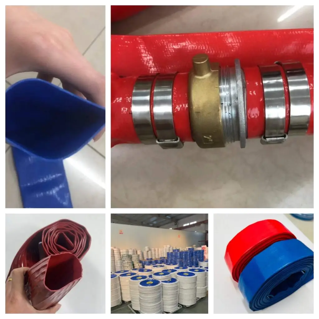 ：Heavy-duty layflat hose for agricultural irrigation and industrial water transfer